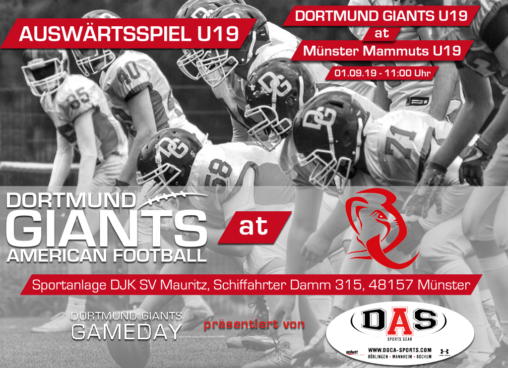 AS U19 vs Münster Mammuts U19 01092019 Logo