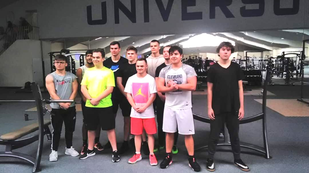 U19 gym training